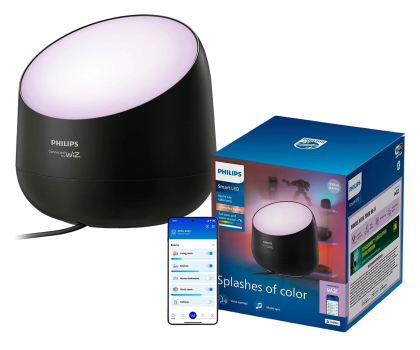 Inteligentne oświetlenie Philips Smart lampa stołowa Squire Lite, czarna